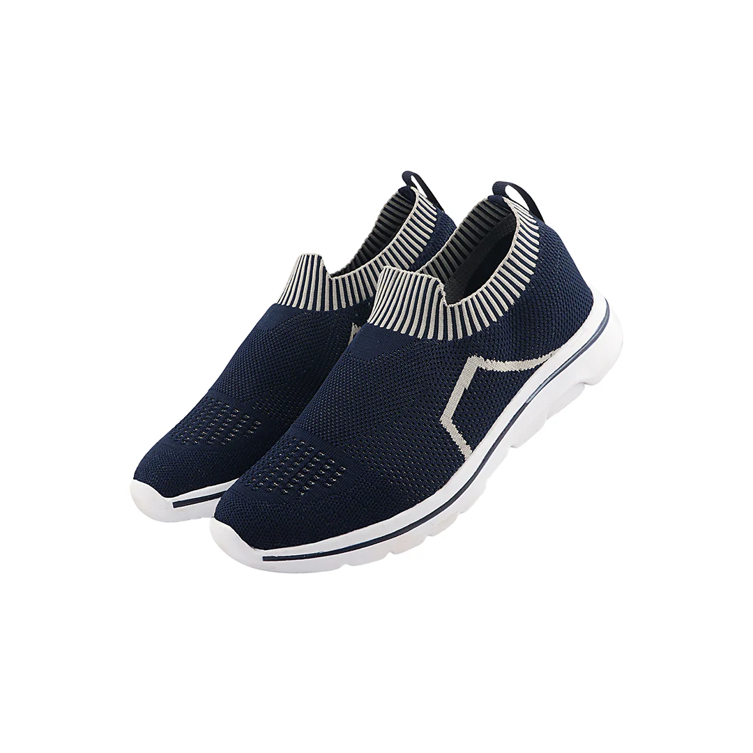 FUEL BINGO Slip-on Comfortable Walking Sports Shoes for Men (Navy) - Image 4