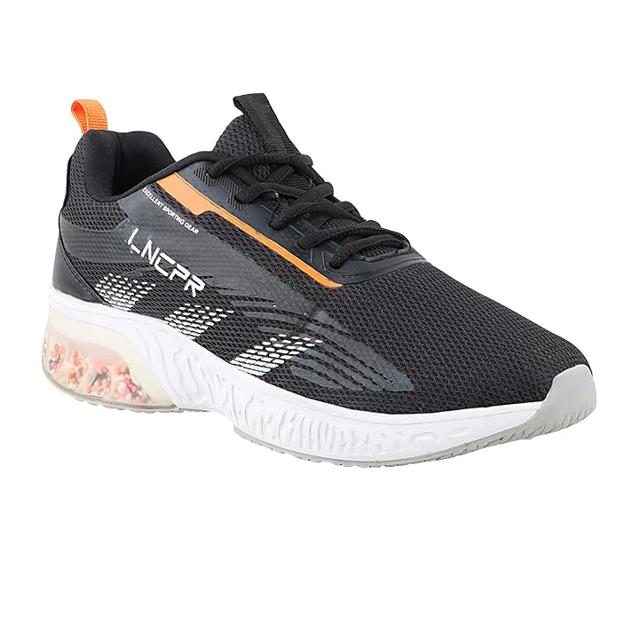FUEL Uniqstep Lightweight Breathable Mesh Upper Sport Shoes For Man (Black)
