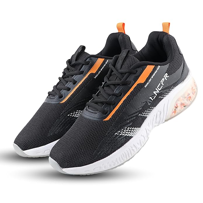 FUEL Uniqstep Lightweight Breathable Mesh Upper Sport Shoes For Man (Black) - Image 5