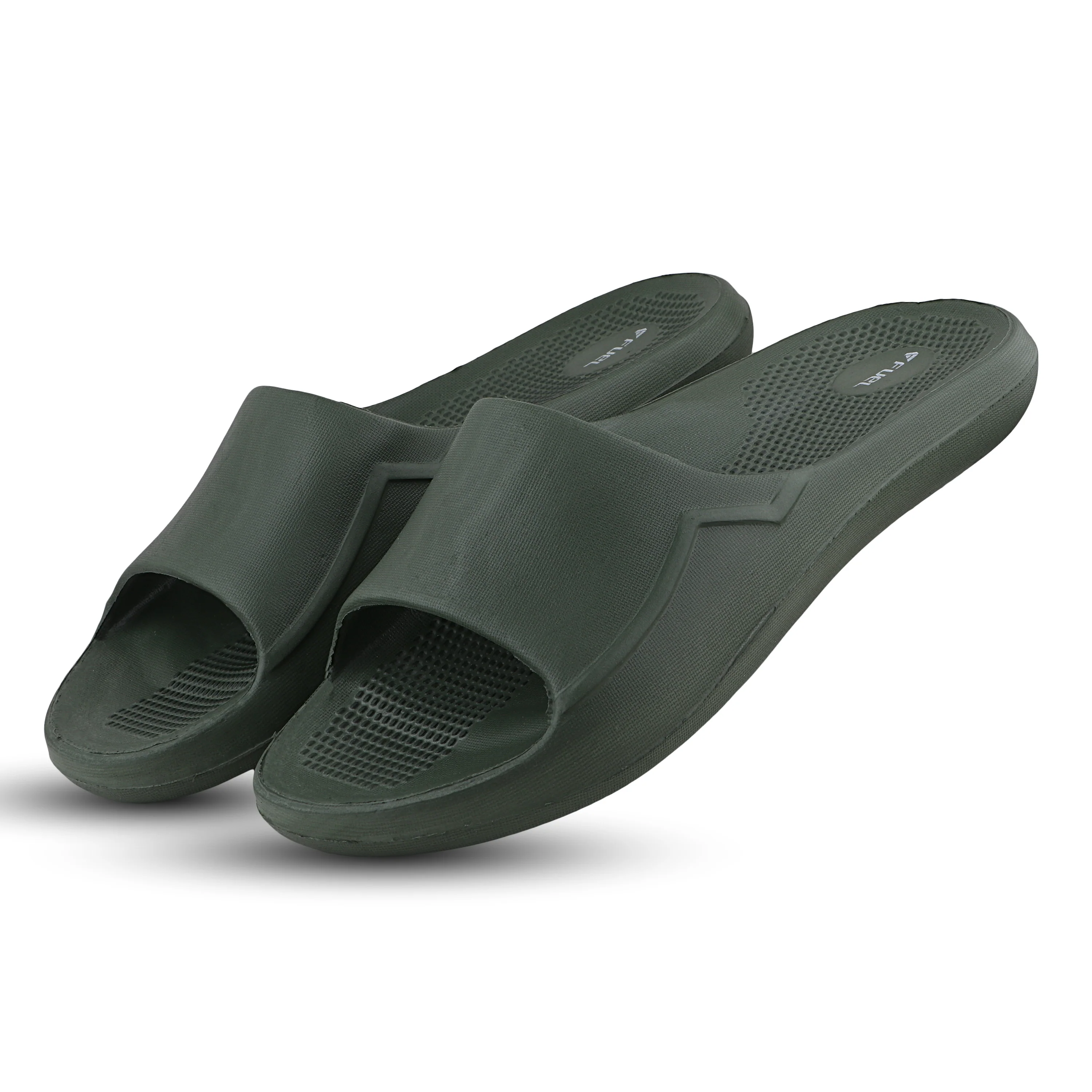 FUEL Swift Anti-Slip Slip-On Slippers for Daily Wear Comfort Slides for Men with Textured EVA Sole - Image 3