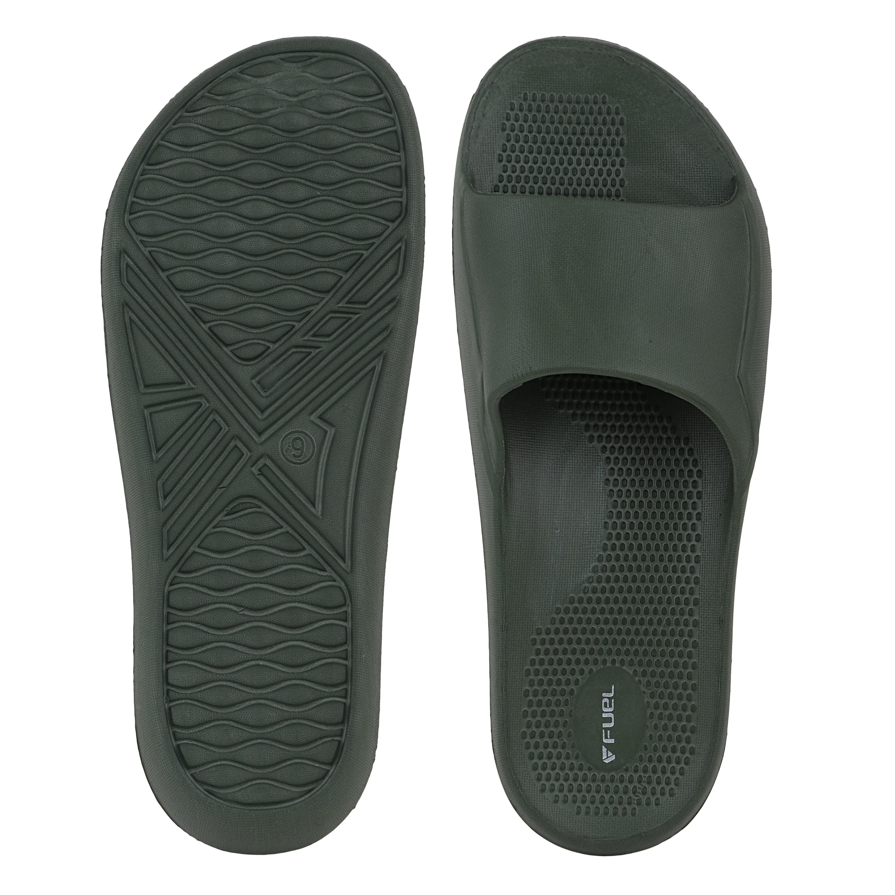 FUEL Swift Anti-Slip Slip-On Slippers for Daily Wear Comfort Slides for Men with Textured EVA Sole - Image 4