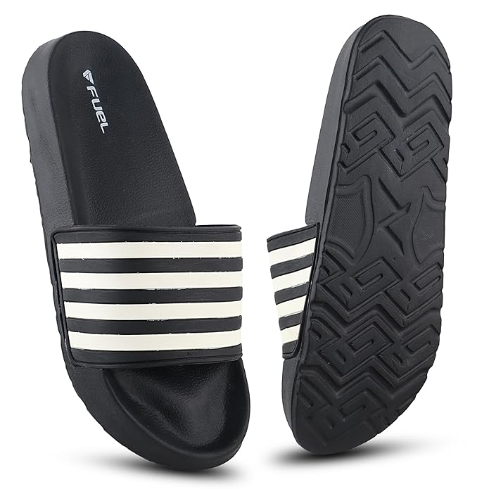 FUEL SWIFTFEEL Sliders For Men And Boys (BLACK) - Image 7