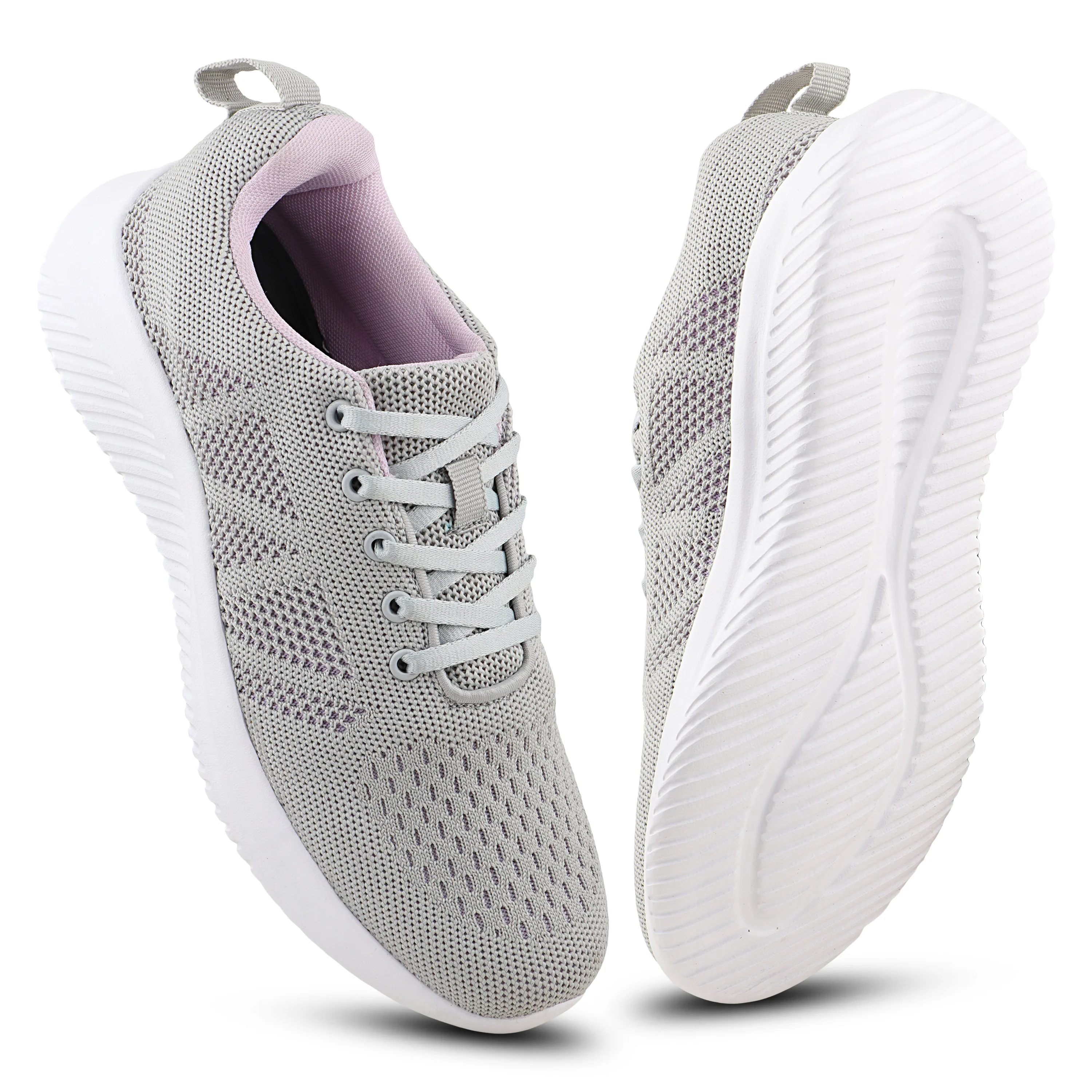 FUEL Tezfit Trendy and Comfortable in Light-Weight Sports Shoes for Women (Grey) - Image 7