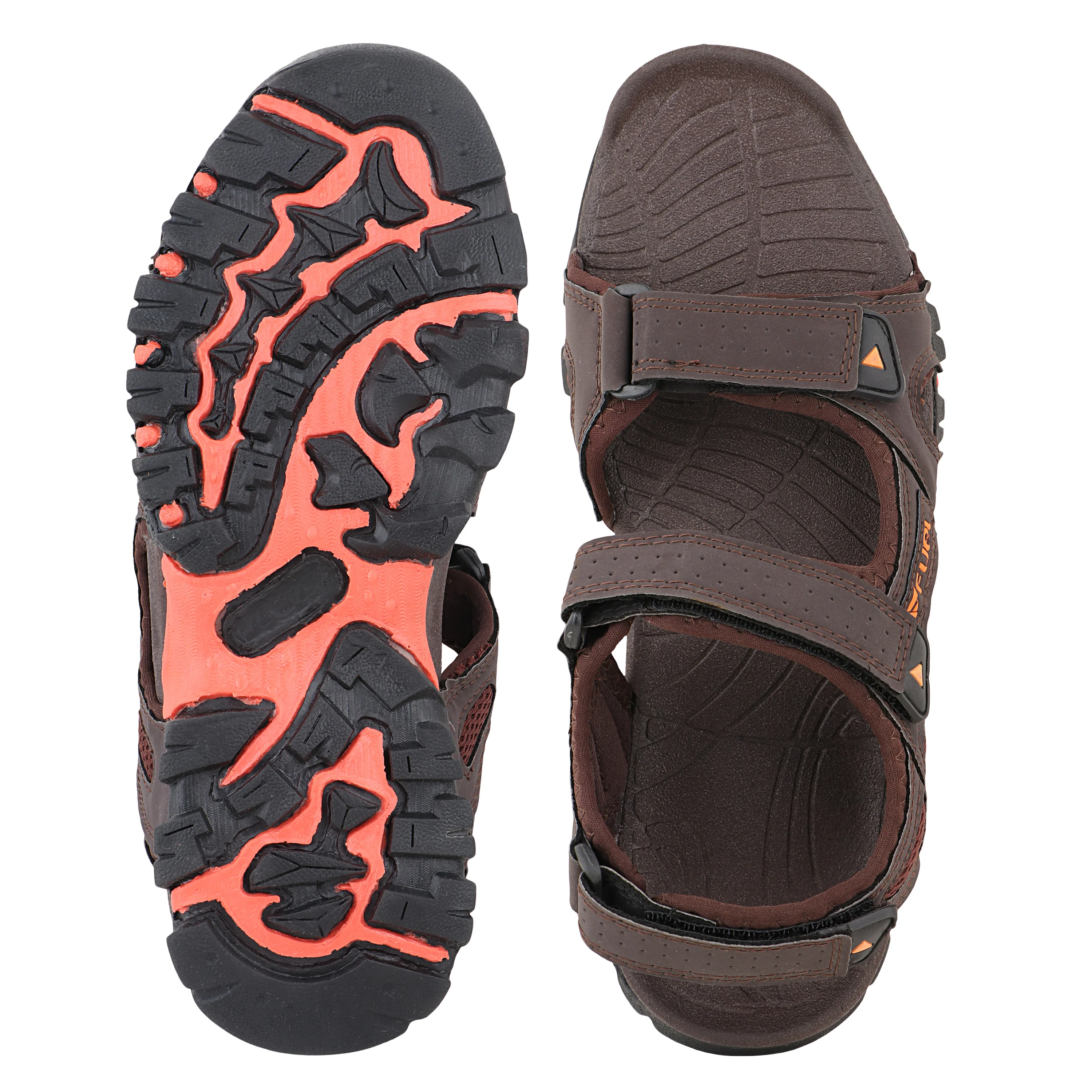 FUEL Timberland-04 Comfortable Casual Sandals for Men (Brown) - Image 5