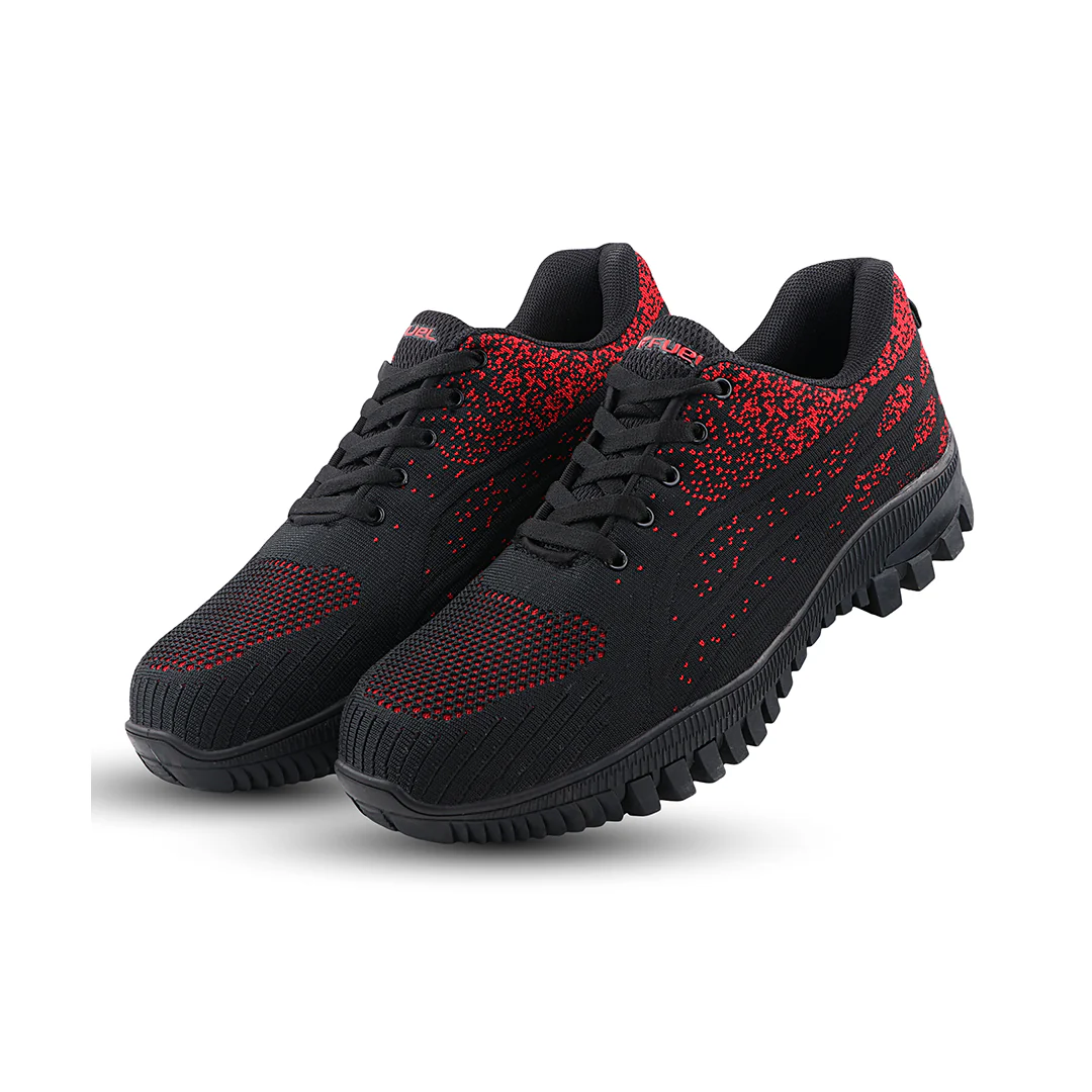 FUEL Trendy Strong Knitted Fabric with Rubber Sole Safety Shoes with Metallic toe cap (200J) - Image 6