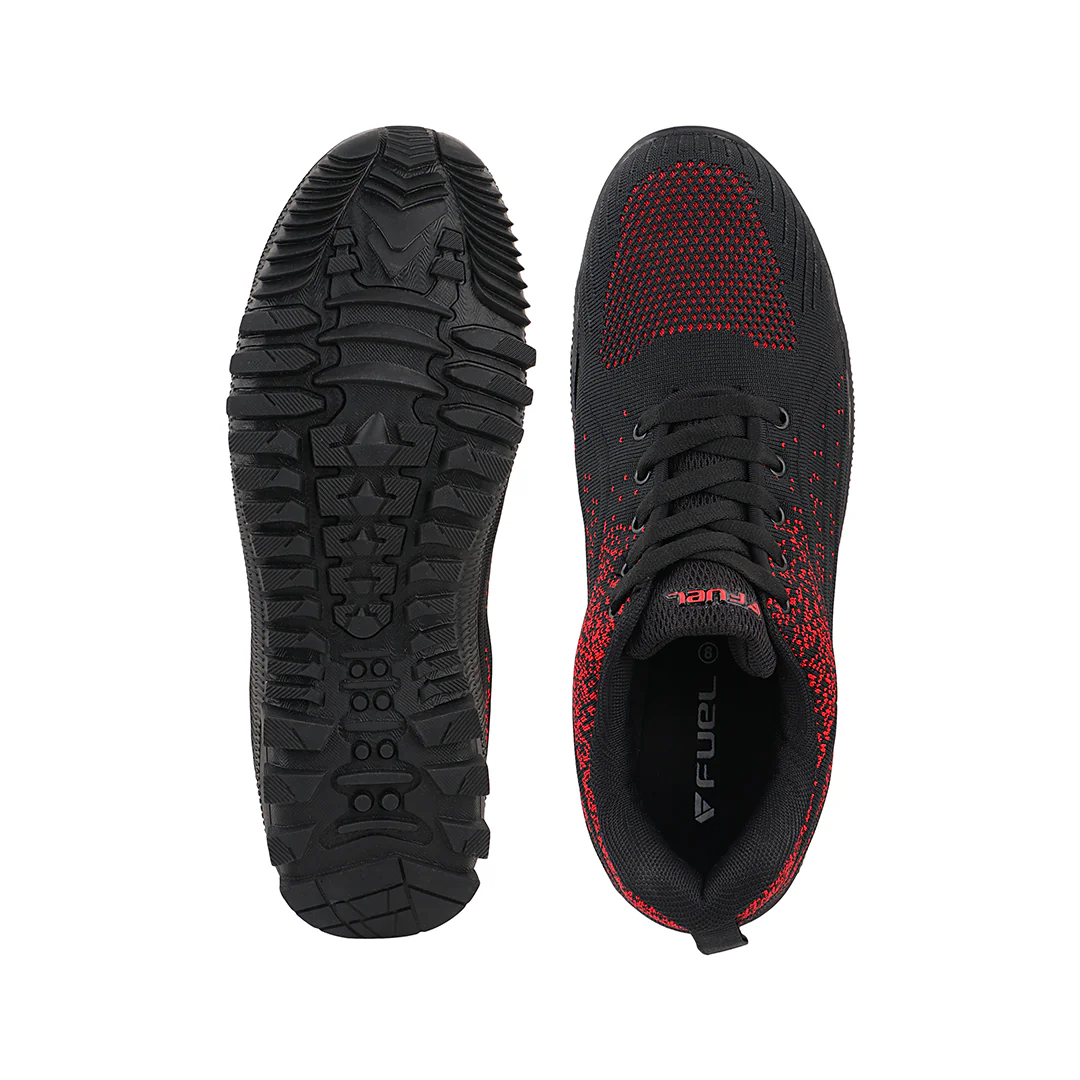 FUEL Trendy Strong Knitted Fabric with Rubber Sole Safety Shoes with Metallic toe cap (200J) - Image 7