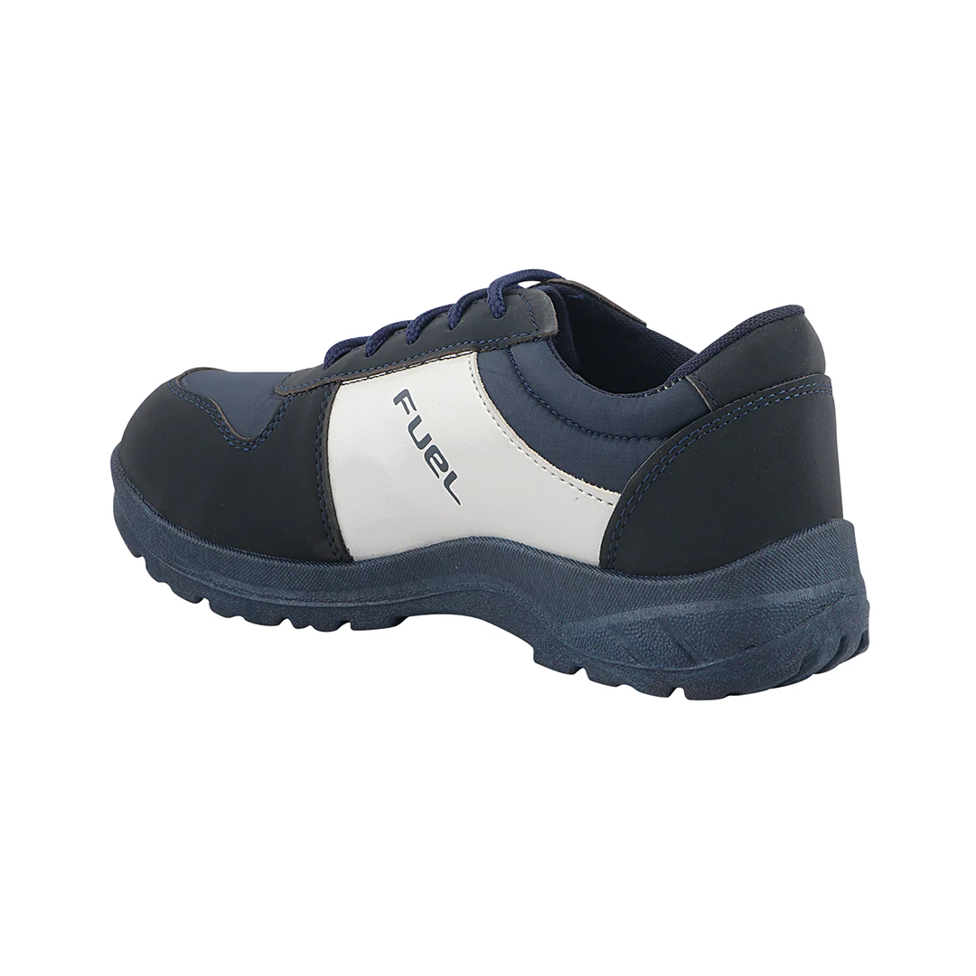 FUEL Ultra Breathable Fabric Upper and Lace-Up Closure with Lightweight PVC Single Density Sole & Comfortable Non-Woven Insole Industrial Work Safety Shoes for Women's (Blue) - Image 5