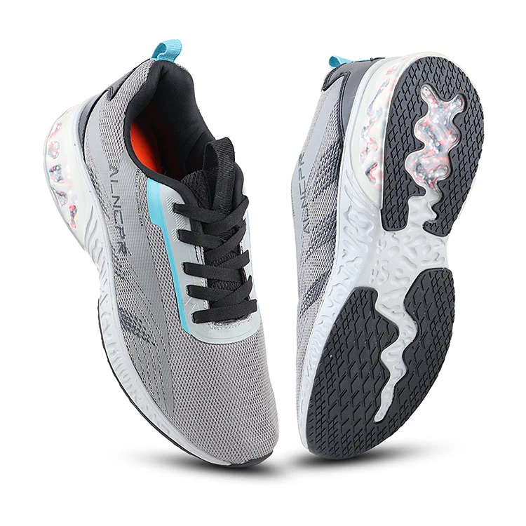 FUEL Uniqstep Lightweight Breathable Mesh Upper Sport Shoes For Man (Grey) - Image 6