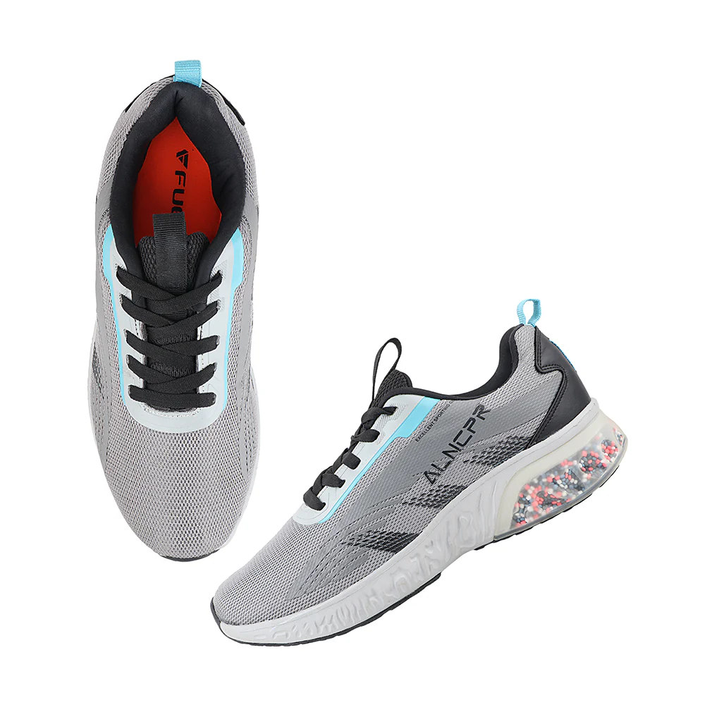 FUEL Uniqstep Lightweight Breathable Mesh Upper Sport Shoes For Man (Grey) - Image 7