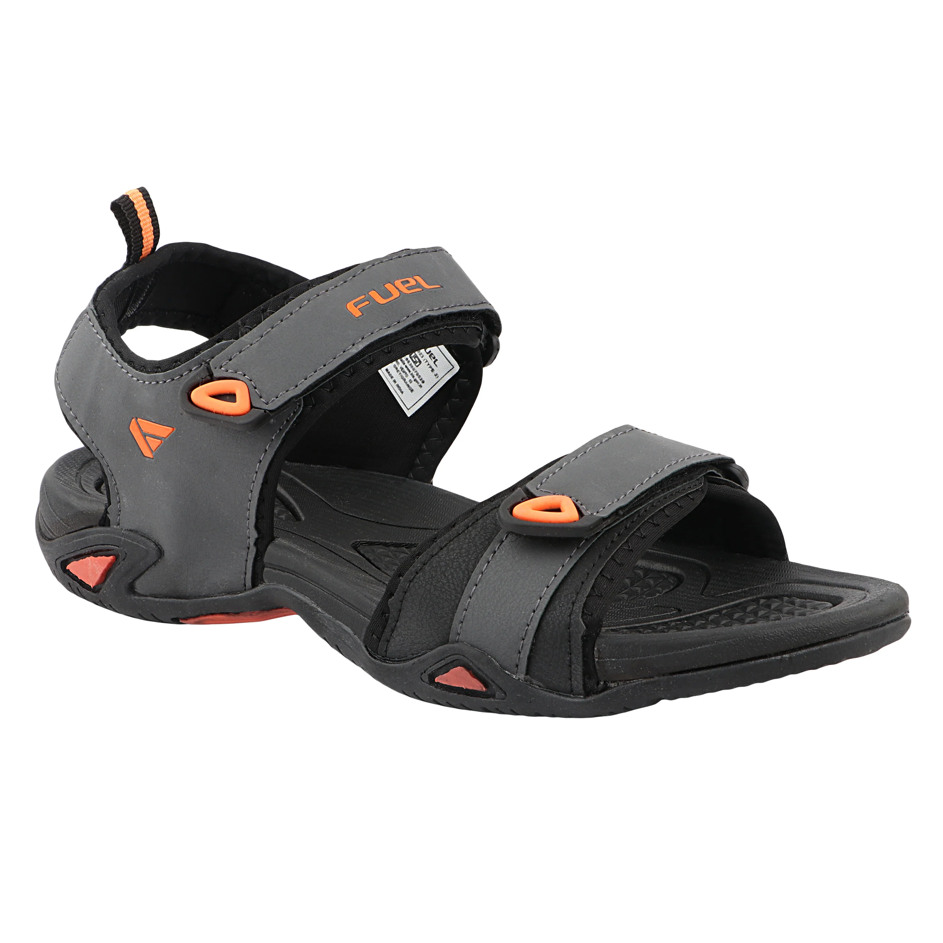 FUEL Vento-02 Comfortable & Light-weight Sandals For Men's (Grey)