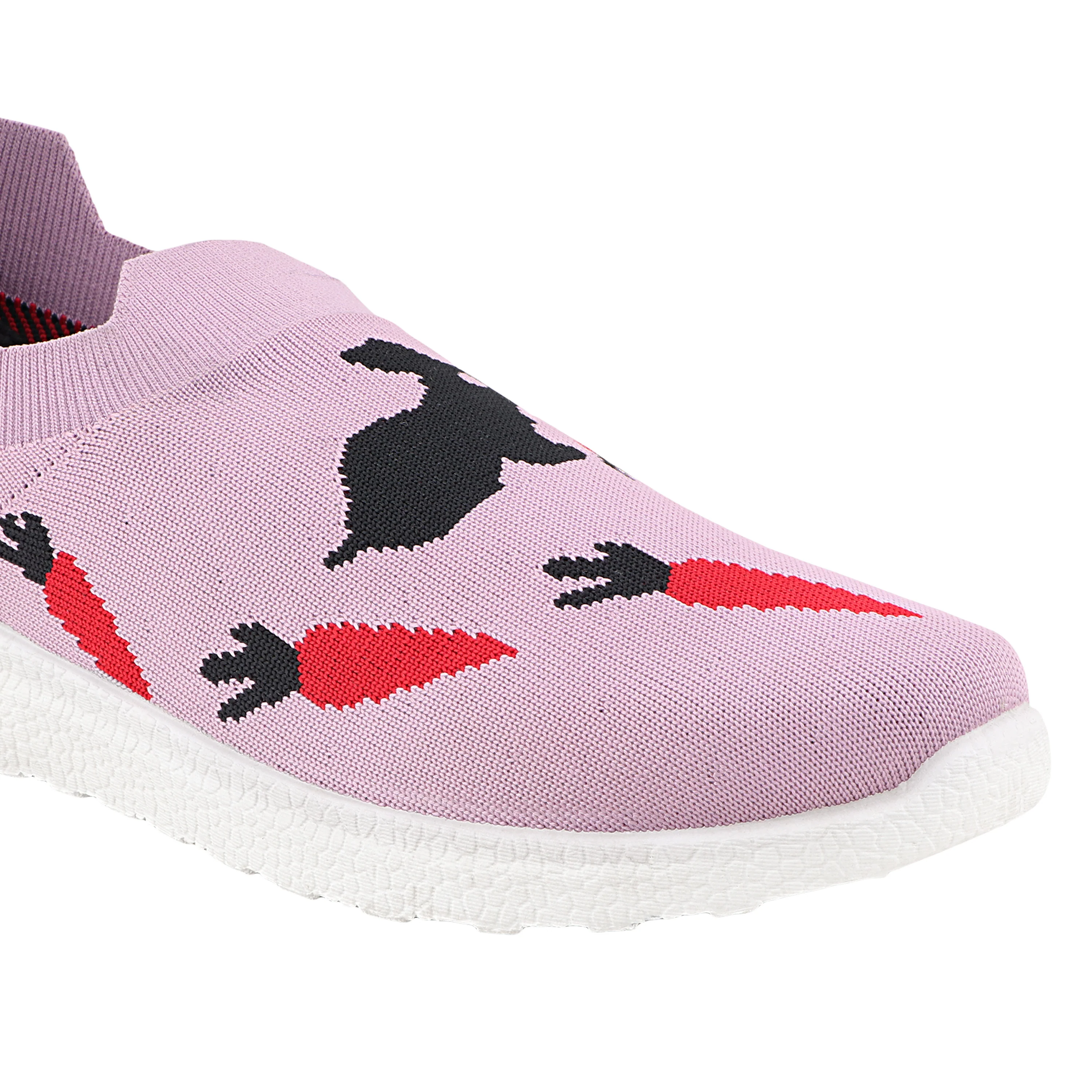 FUEL Wanda-01 Lightweight & Stylish Slip-On Casual Shoes for Women (Pink) - Image 2