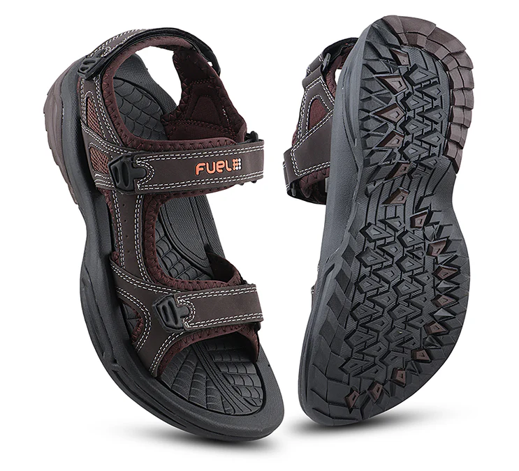 FUEL Yuva Sports Sandal For Men's (Brown) - Image 6