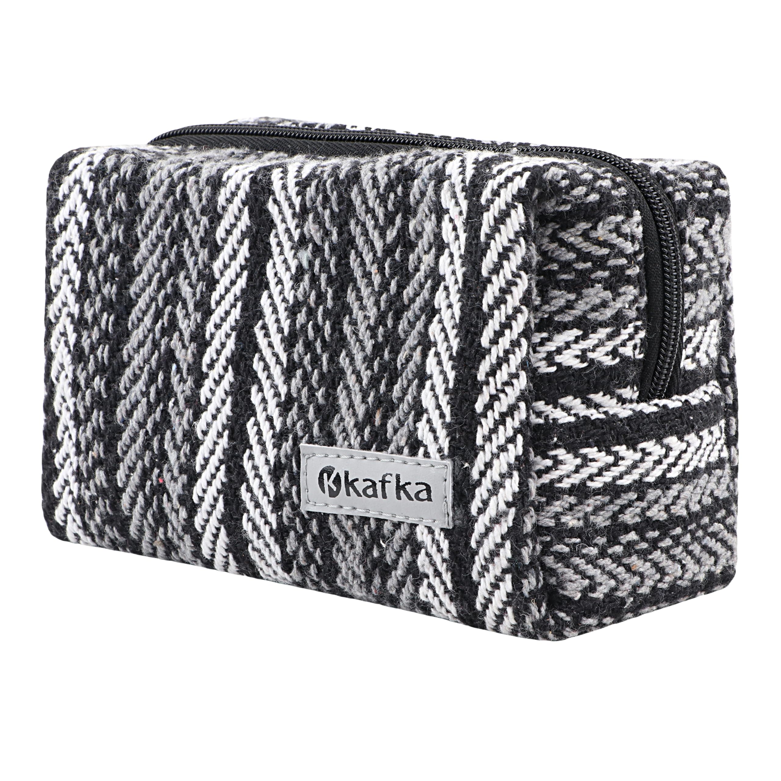 FUELXKAFKA Multi-Purpose Stylish Fabric Zipper Travel & Storage Pouch for Men & Women - Image 2