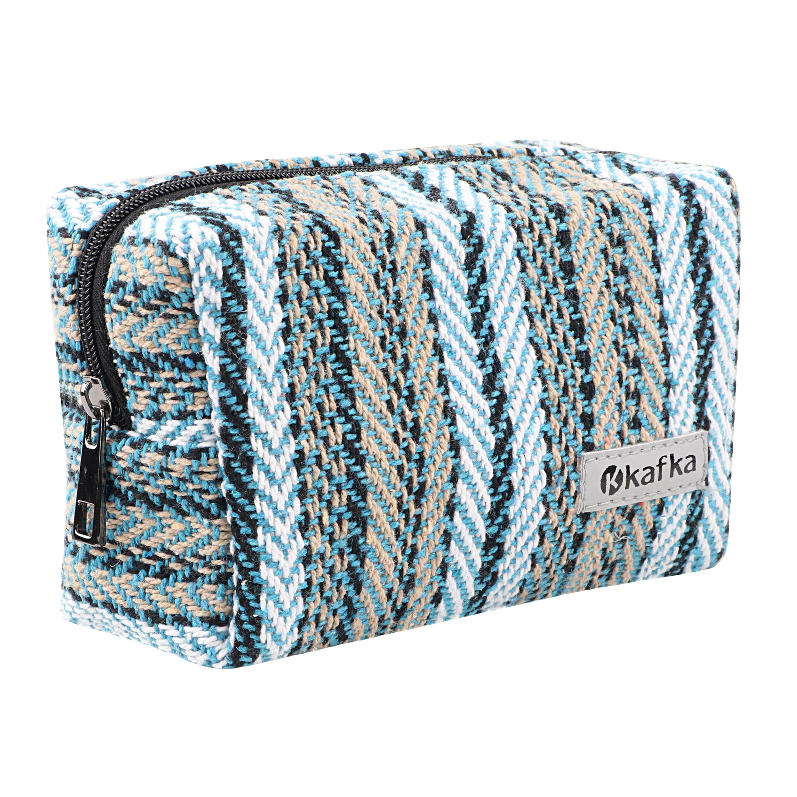 FUELXKAFKA Multi-Purpose Stylish Fabric Zipper Travel & Storage Pouch for Men & Women - Image 2