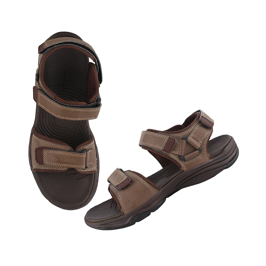 FUEL Oliver Trendy Comfortable & Outdoor Casual Sports Sandal for Men's (Brown) - Image 4