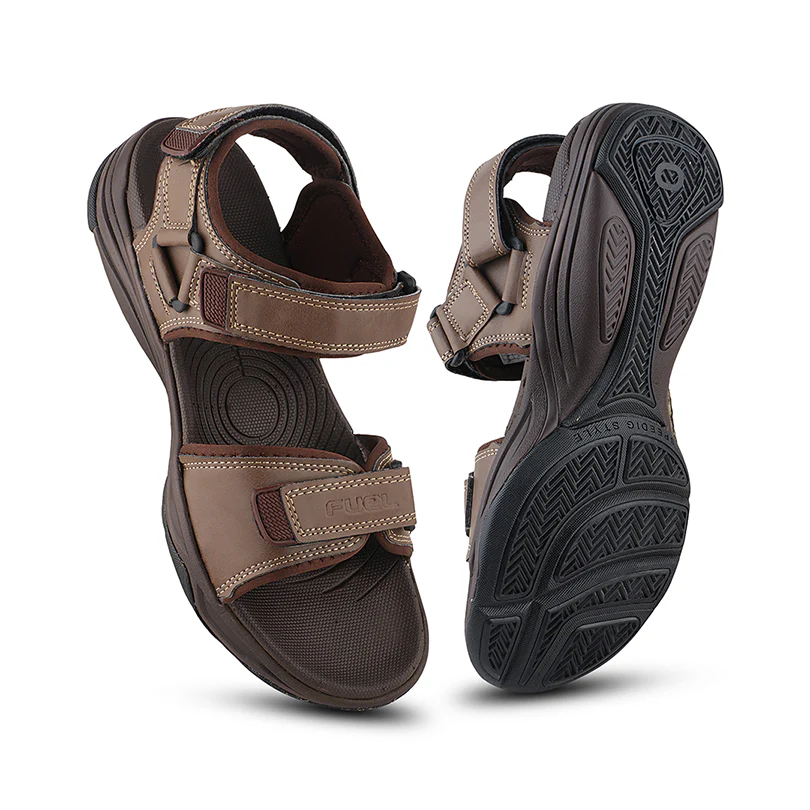 FUEL Oliver Trendy Comfortable & Outdoor Casual Sports Sandal for Men's (Brown) - Image 6