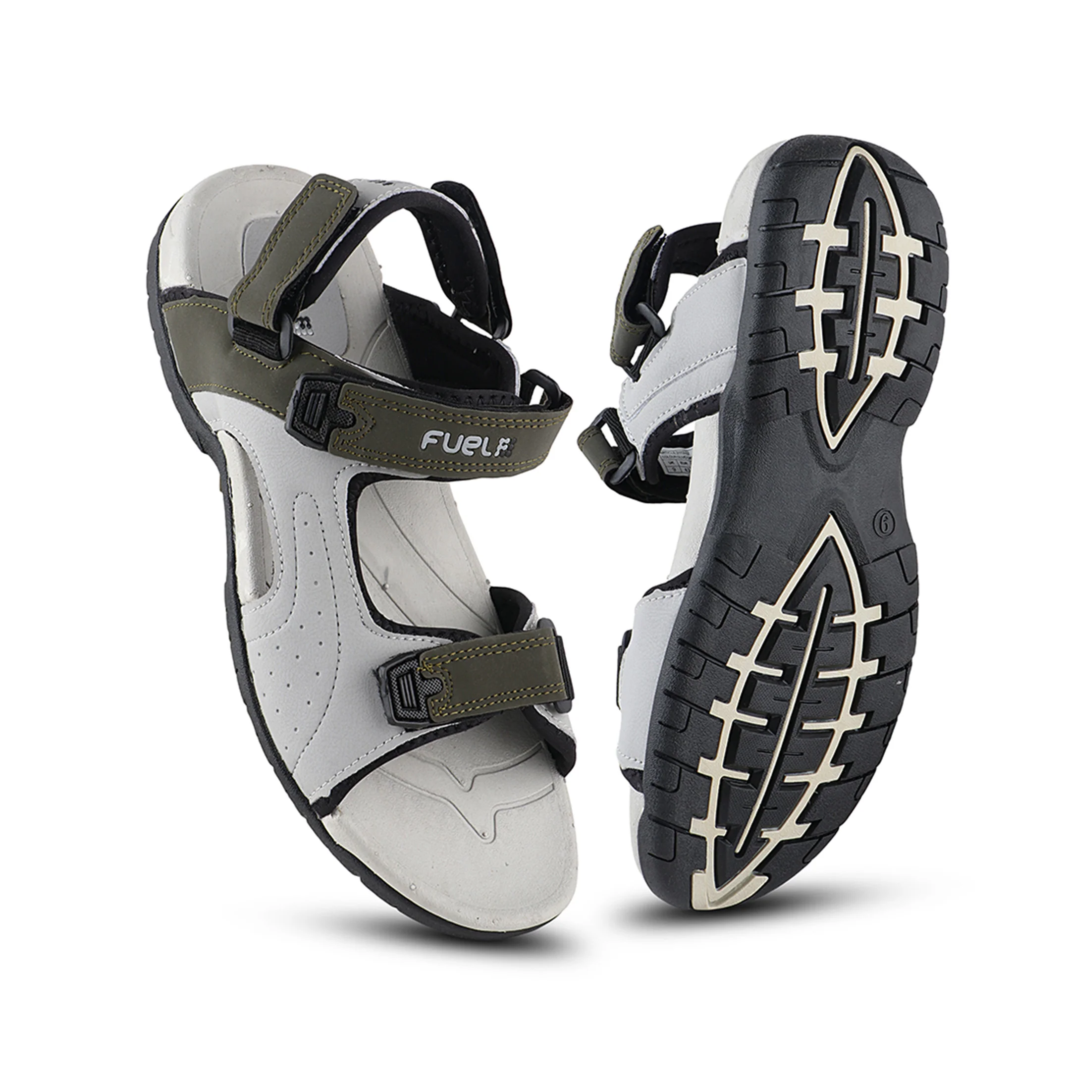 FUEL 2112-02 Men’s Outdoor Comfortable Daily Wear Sports Sandals (Olive) - Image 7