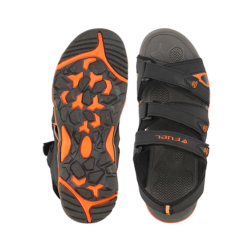 FUEL Charlie Light-Weight Sports Sandal For Man (Black) - Image 5