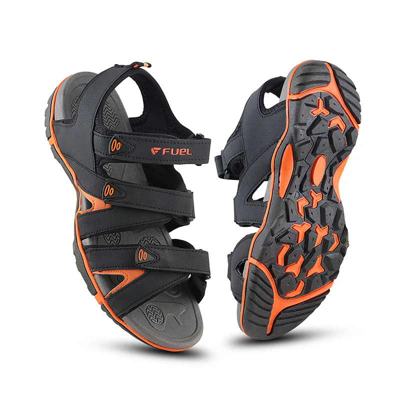 FUEL Charlie Light-Weight Sports Sandal For Man (Black) - Image 7