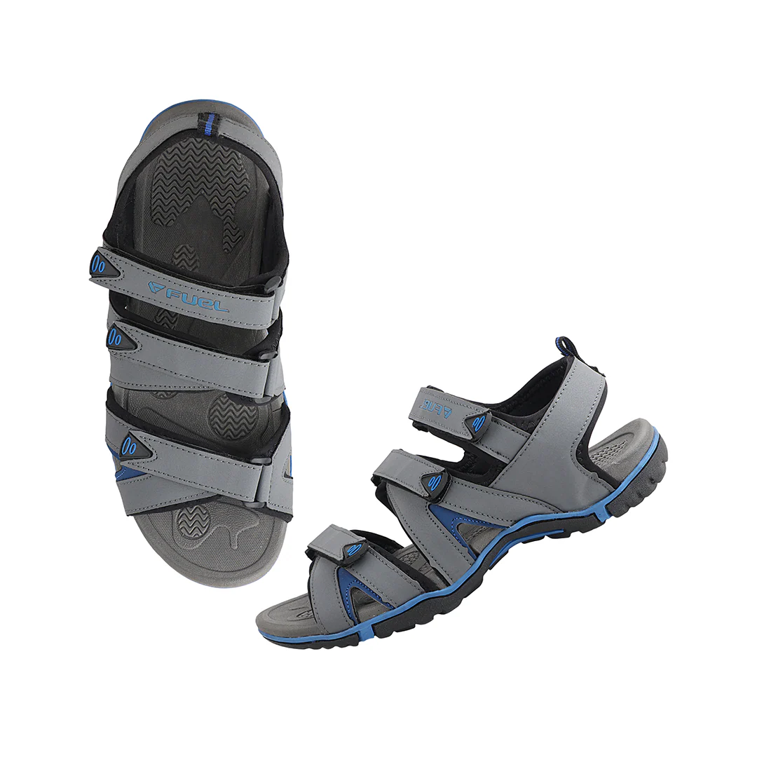 FUEL Charlie Light-Weight Sports Sandal For Man (Grey) - Image 6