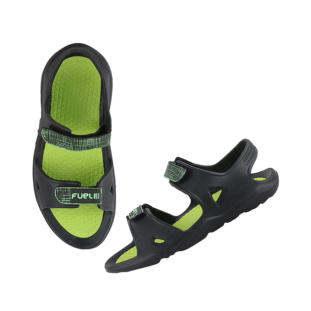 FUEL Jacob Light-Weight Fully EVA Sandal For Men (Black) - Image 5