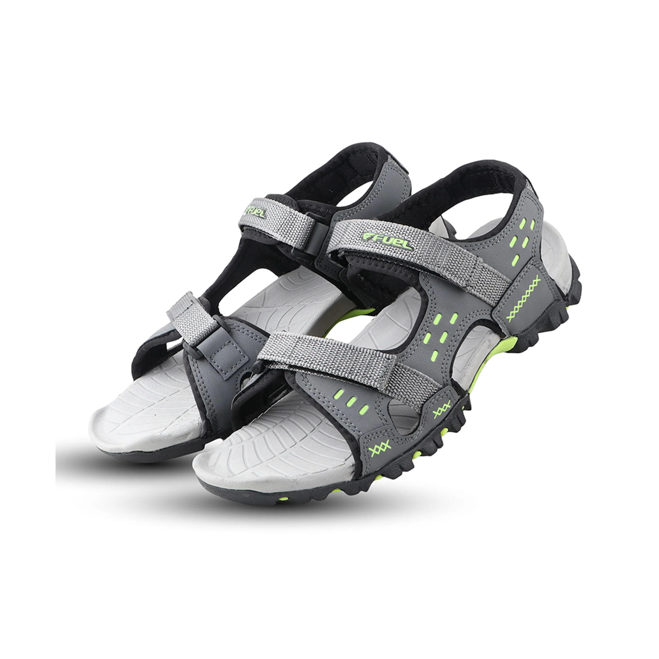 FUEL Timberland Comfortable Casual Sandals for Men (Grey) - Image 5