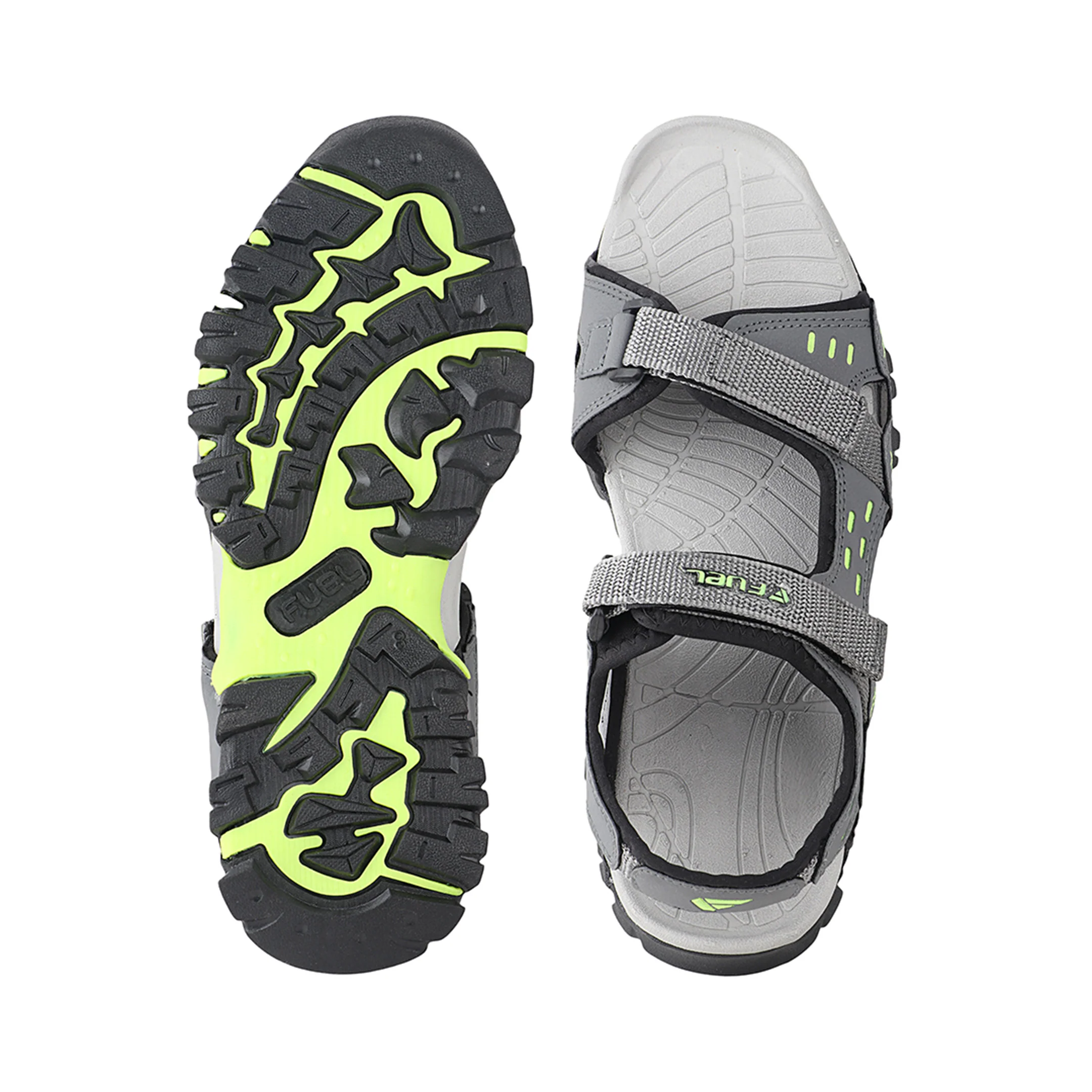 FUEL Timberland Comfortable Casual Sandals for Men (Grey) - Image 6