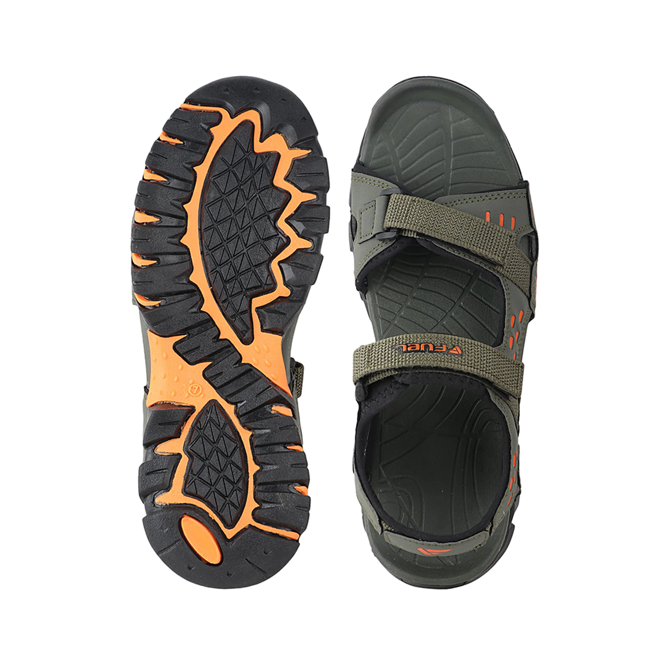 FUEL Timberland Comfortable Casual Sandals for Men (Olive) - Image 6