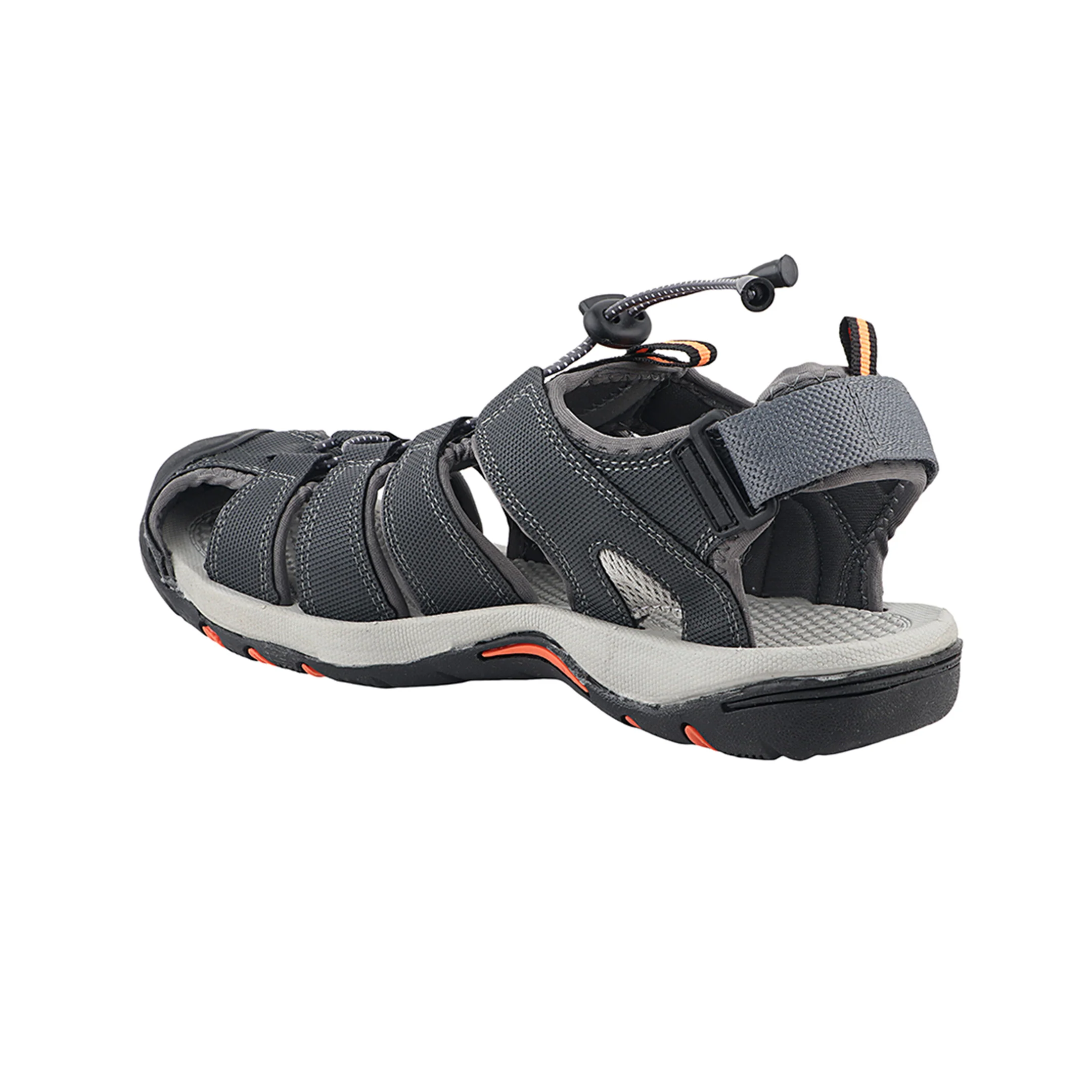 FUEL Soldier-08 Fisherman Protective Toe Cap Sandals for Men (Grey) - Image 4