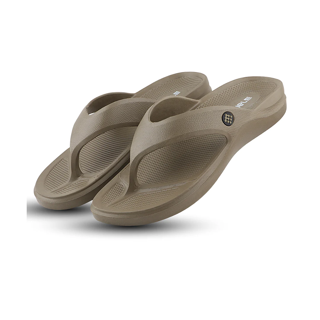 FUEL Comfort EVA Men Lightweight & Durable Slippers (Beige) - Image 4