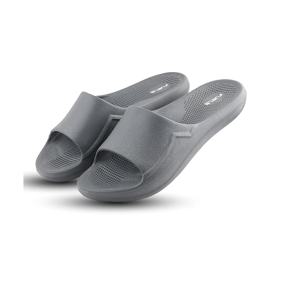 FUEL Swift Anti-Slip Slip-On Slippers for Daily Wear Comfort Slides for Men with Textured EVA Sole - Image 4
